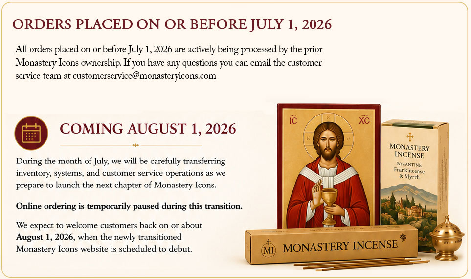 Coming August 1, 2026 — online ordering is temporarily paused during this transition
